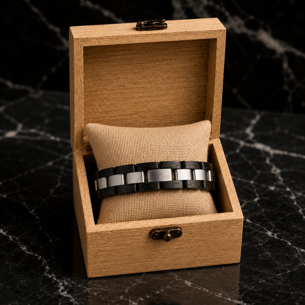bracelet-noir-bois-coffret-cadeau