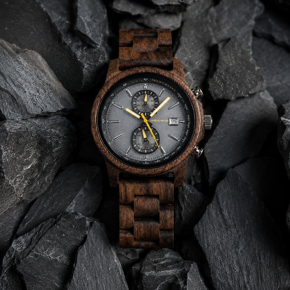 montre-bois-cadran-gris