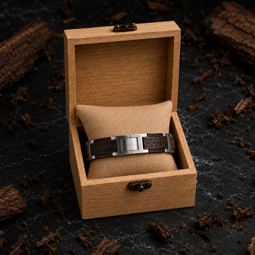 bracelet-brun-bois-homme-coffret