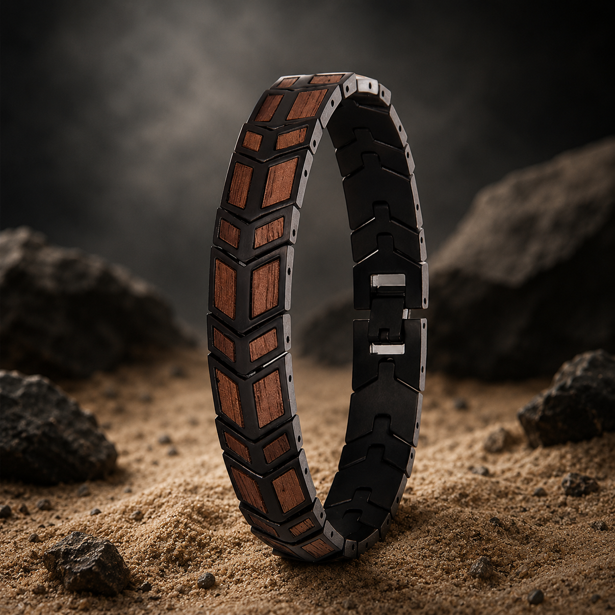bracelet-brun-bois