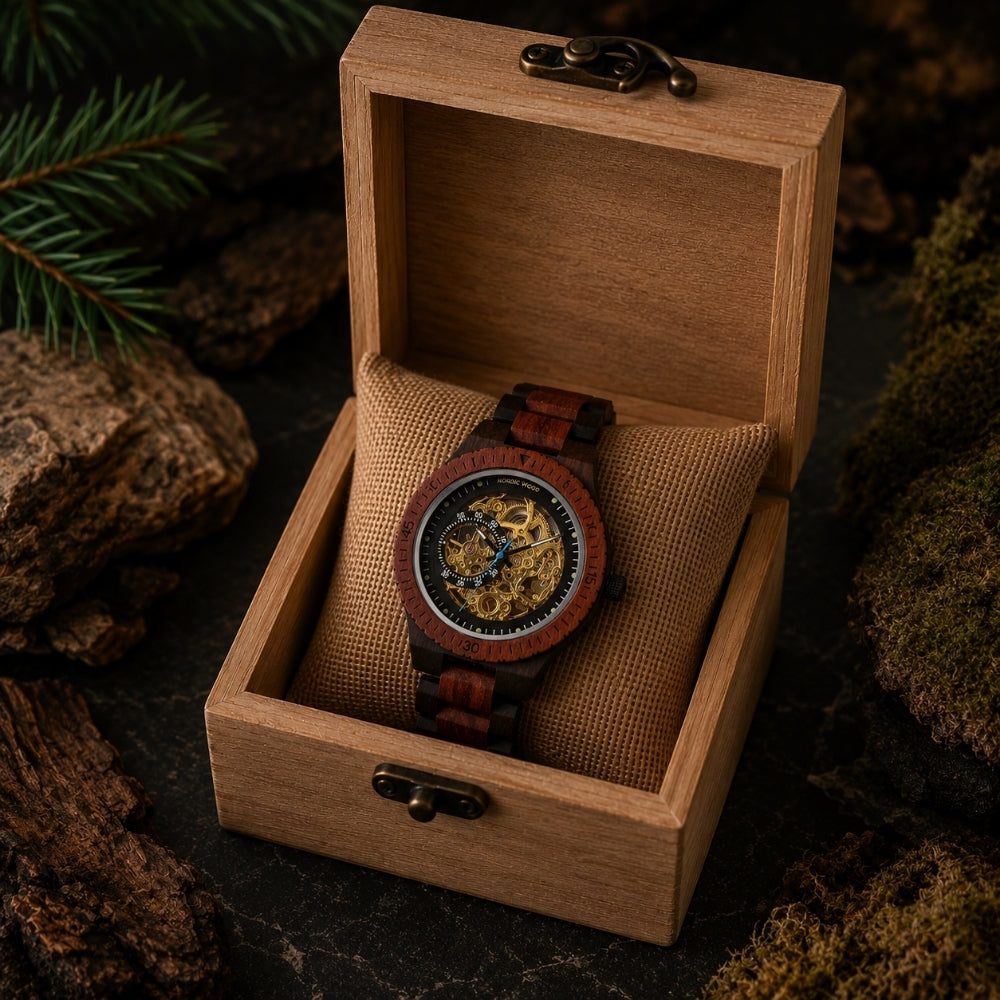 coffret-cadeau-montre-automatique-bois
